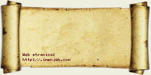 Kristina Medved vizit kartica